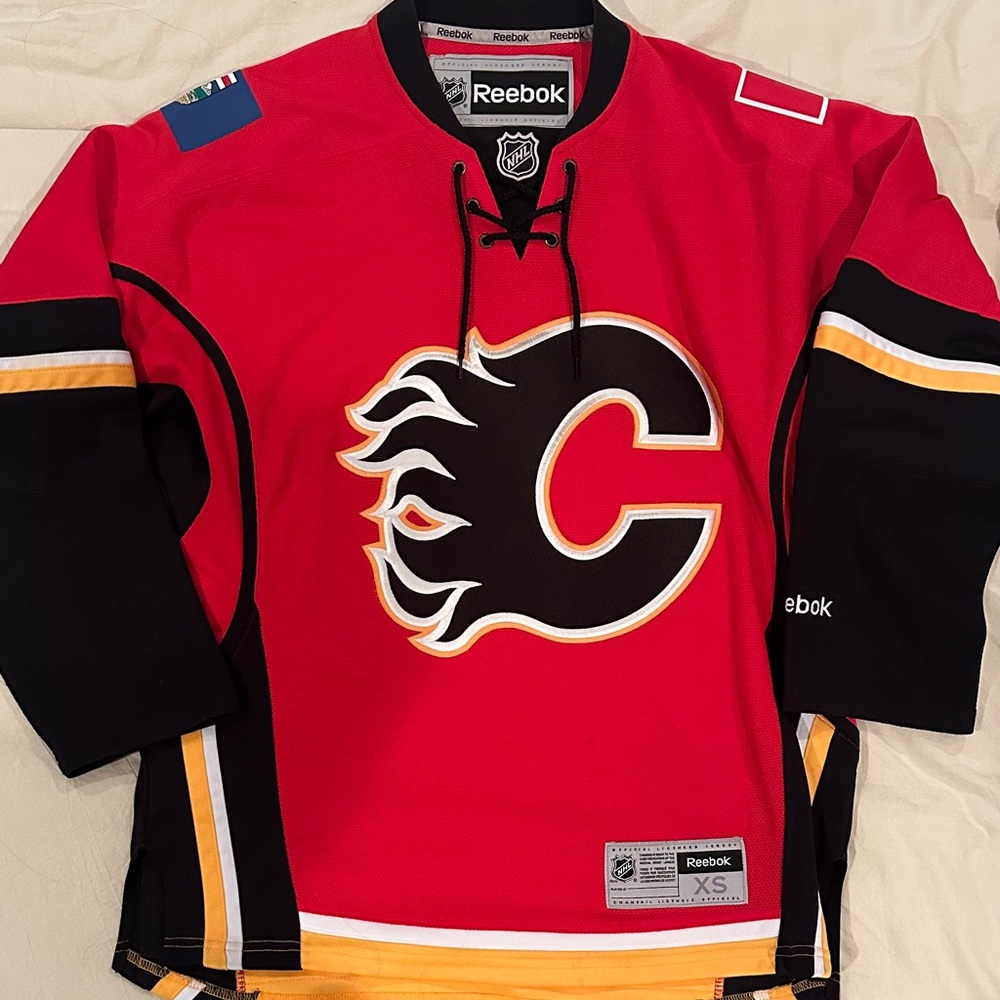 Reebok Red and Black Hockey Jersey